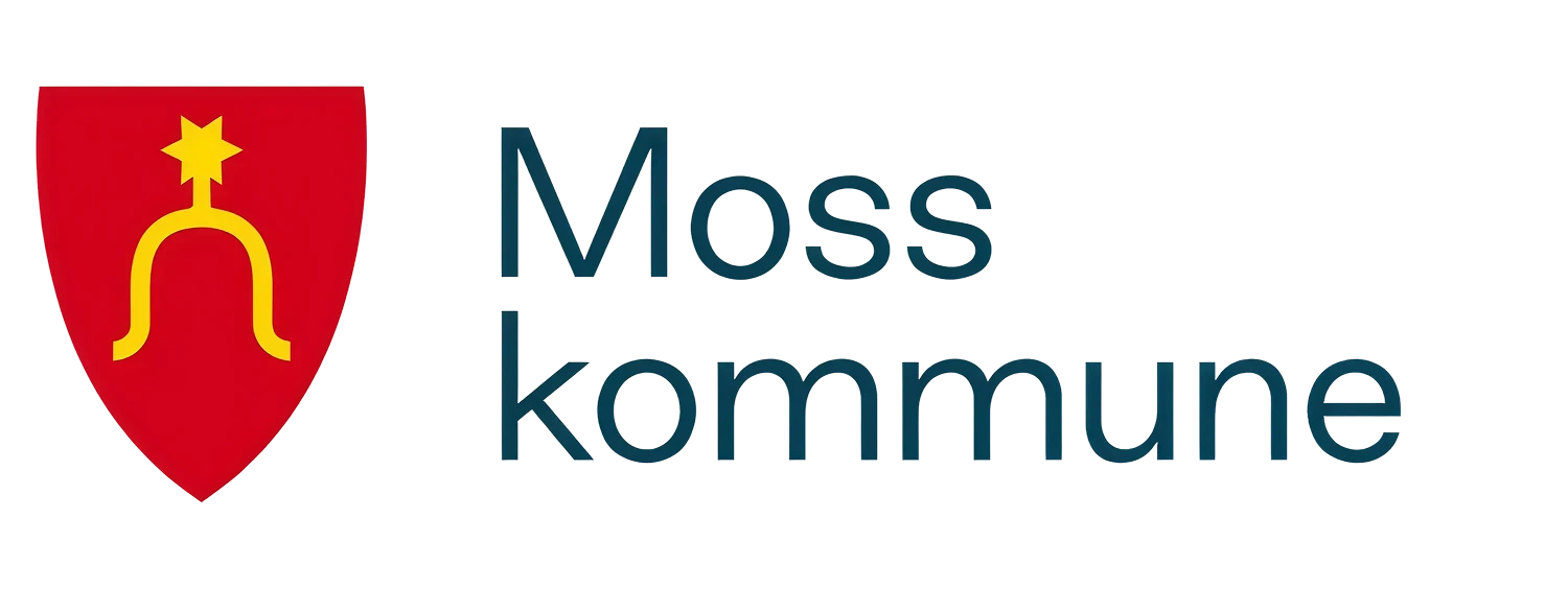 A picture of the Moss kommune logo.